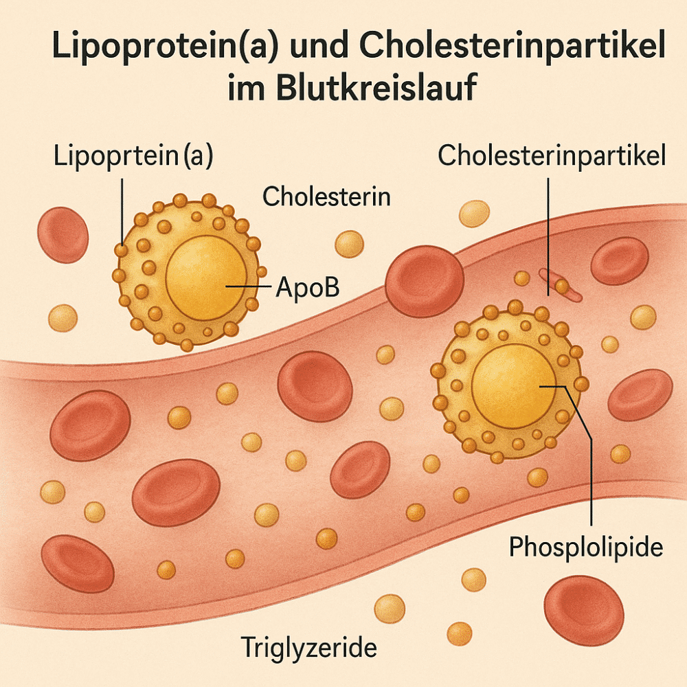 „Lipoprotein(a) und Cholesterinpartikel im Blutkreislauf“