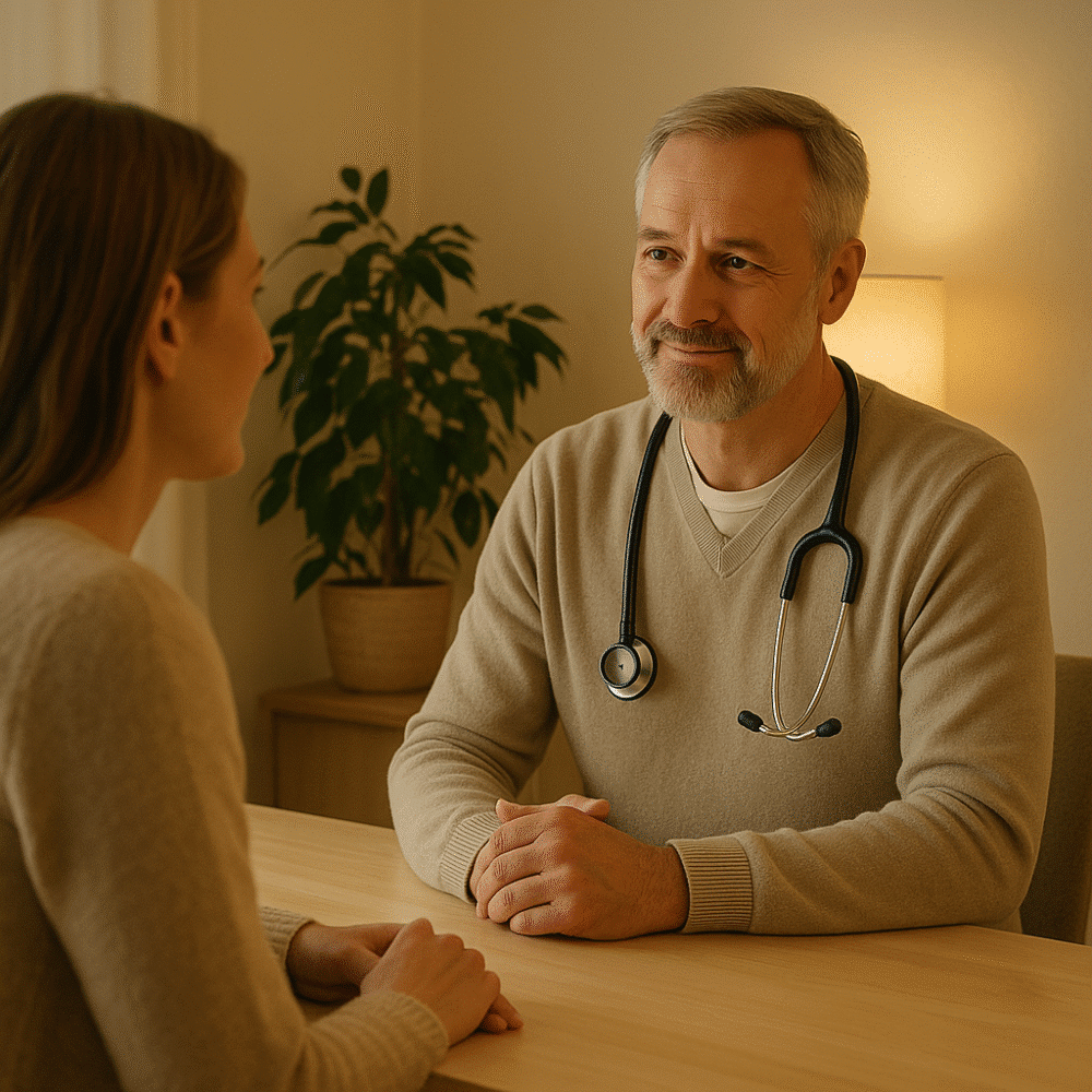 Reizdarmsyndrom – Diagnose führt zur Therapie 12 Patient im Beratungsgespräch mit Heilpraktiker