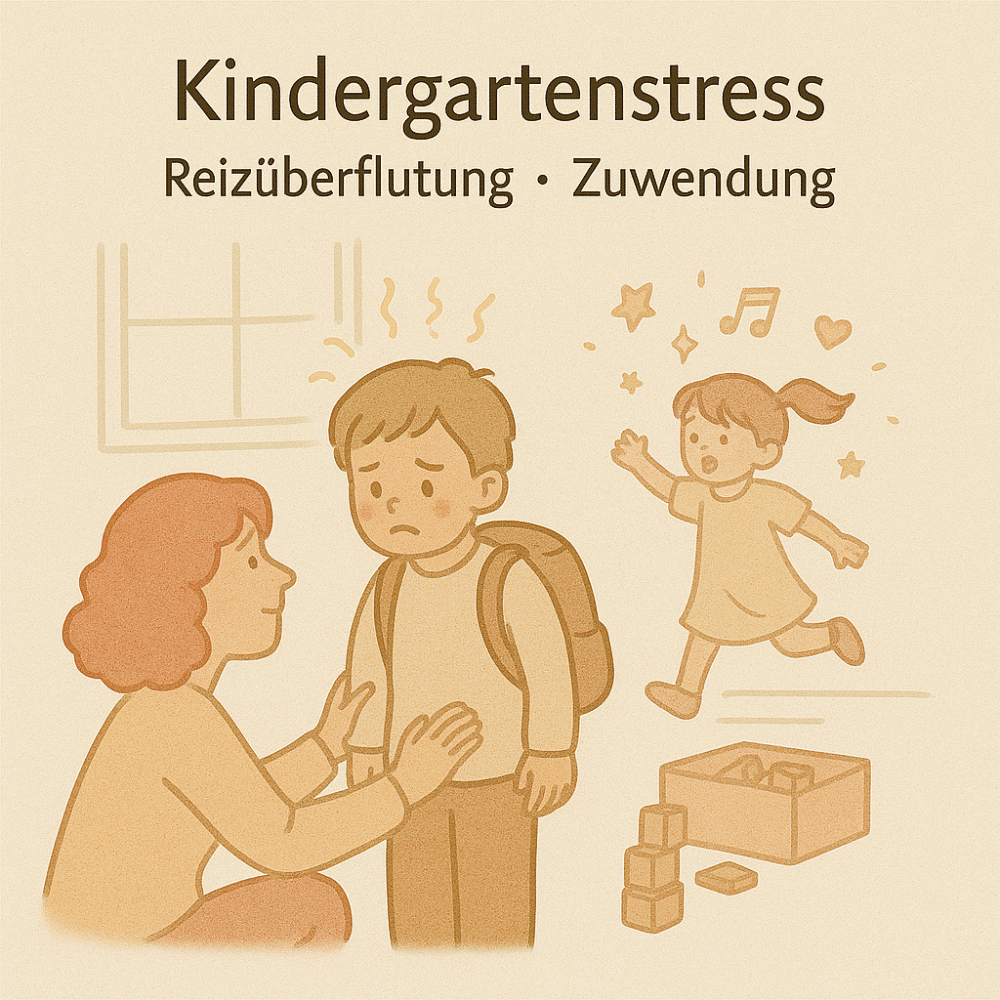 Kindergartenstress-–-Kind-in-Alltagsszene-Reizueberflutung-benoetigt-Zuwendung