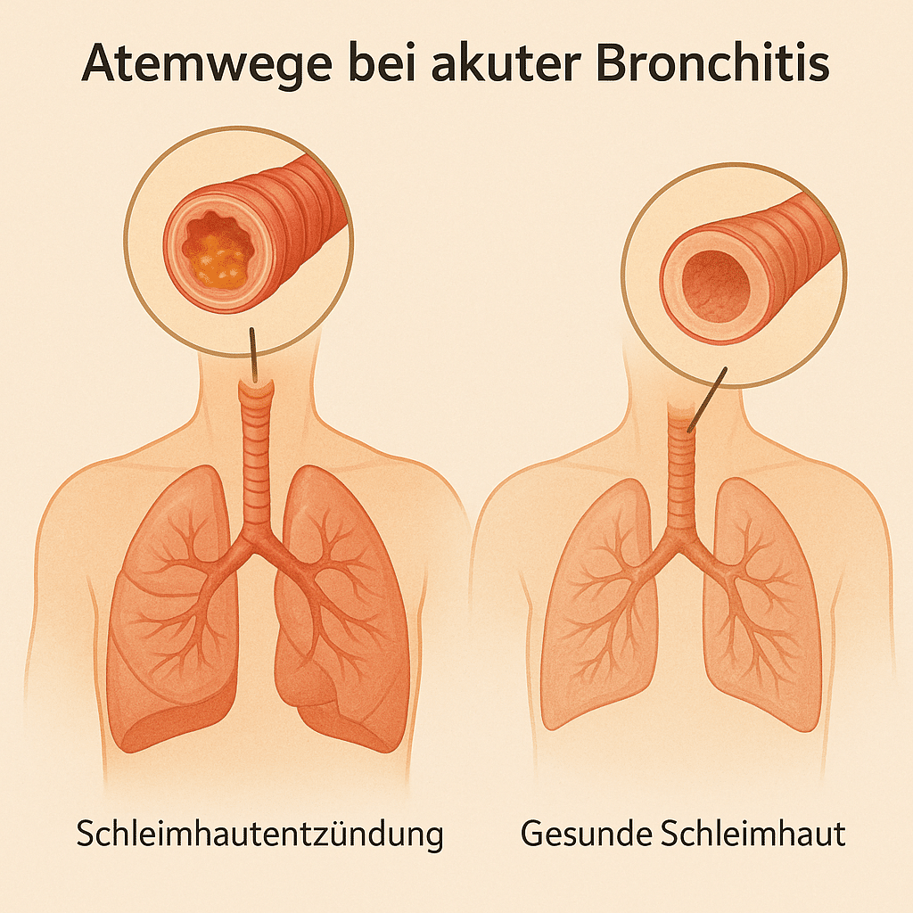 „Atemwege bei akuter Bronchitis“