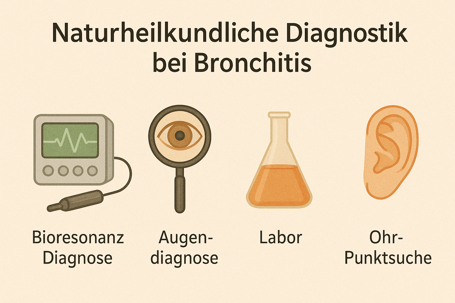 „Naturheilkundliche Diagnostik bei Bronchitis“