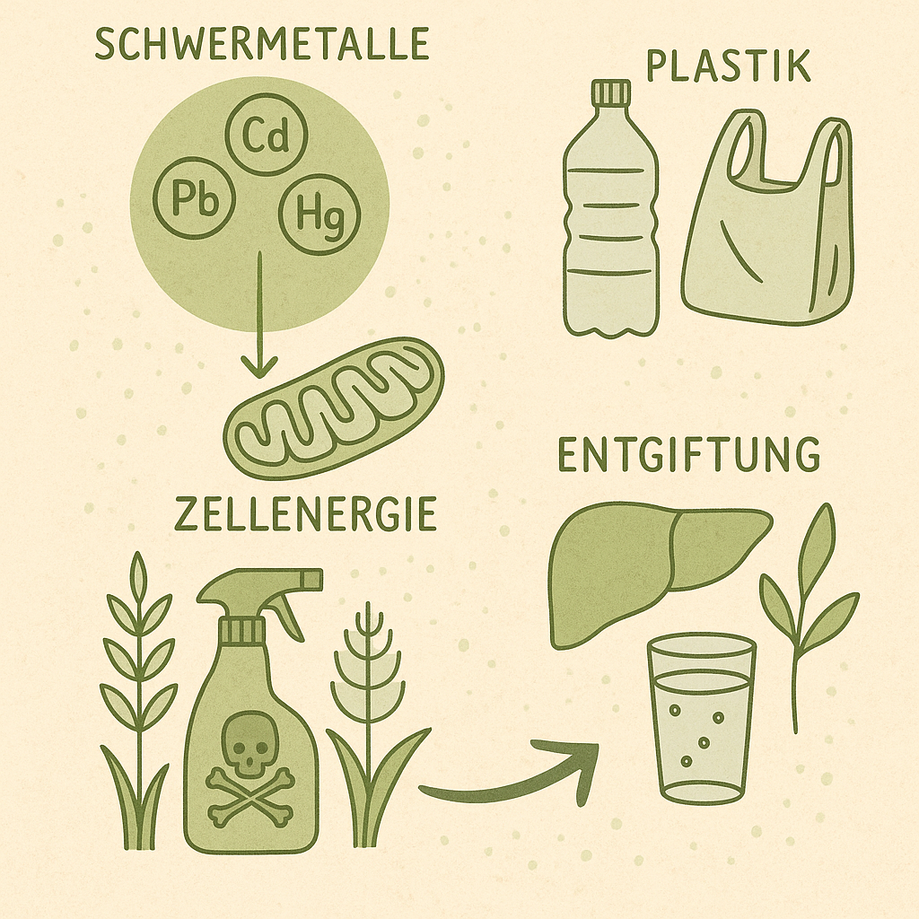 Umweltbelastungen und Entgiftung – naturheilkundliche Darstellung von Schwermetallen, Plastik, Pestiziden und Zellenergie