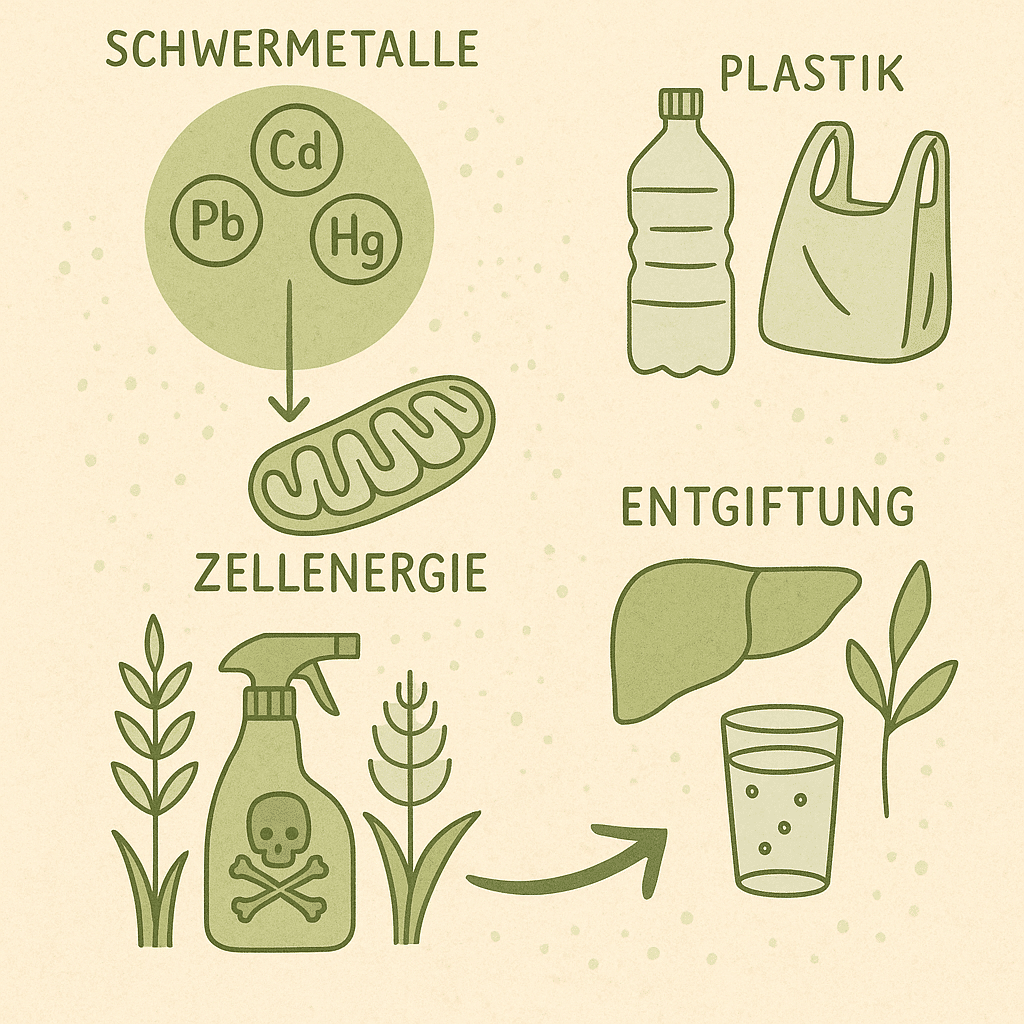 Umweltbelastungen und Entgiftung – naturheilkundliche Darstellung von Schwermetallen, Plastik, Pestiziden und Zellenergie