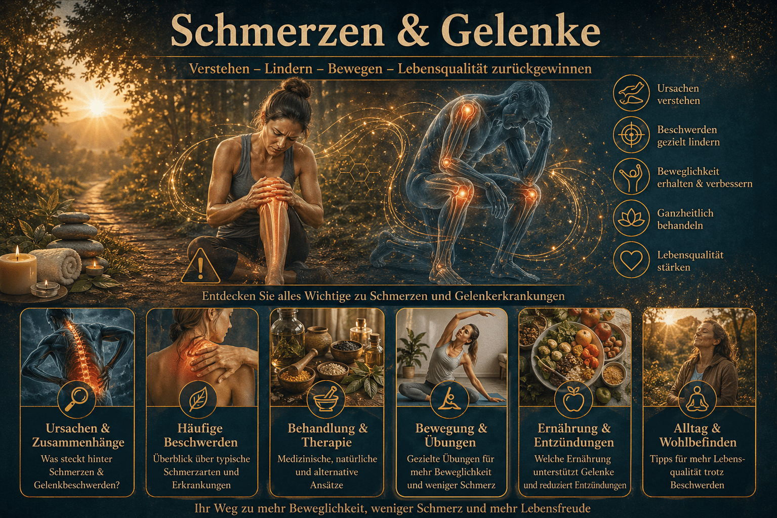 Schmerzen und Gelenke verstehen und lindern
