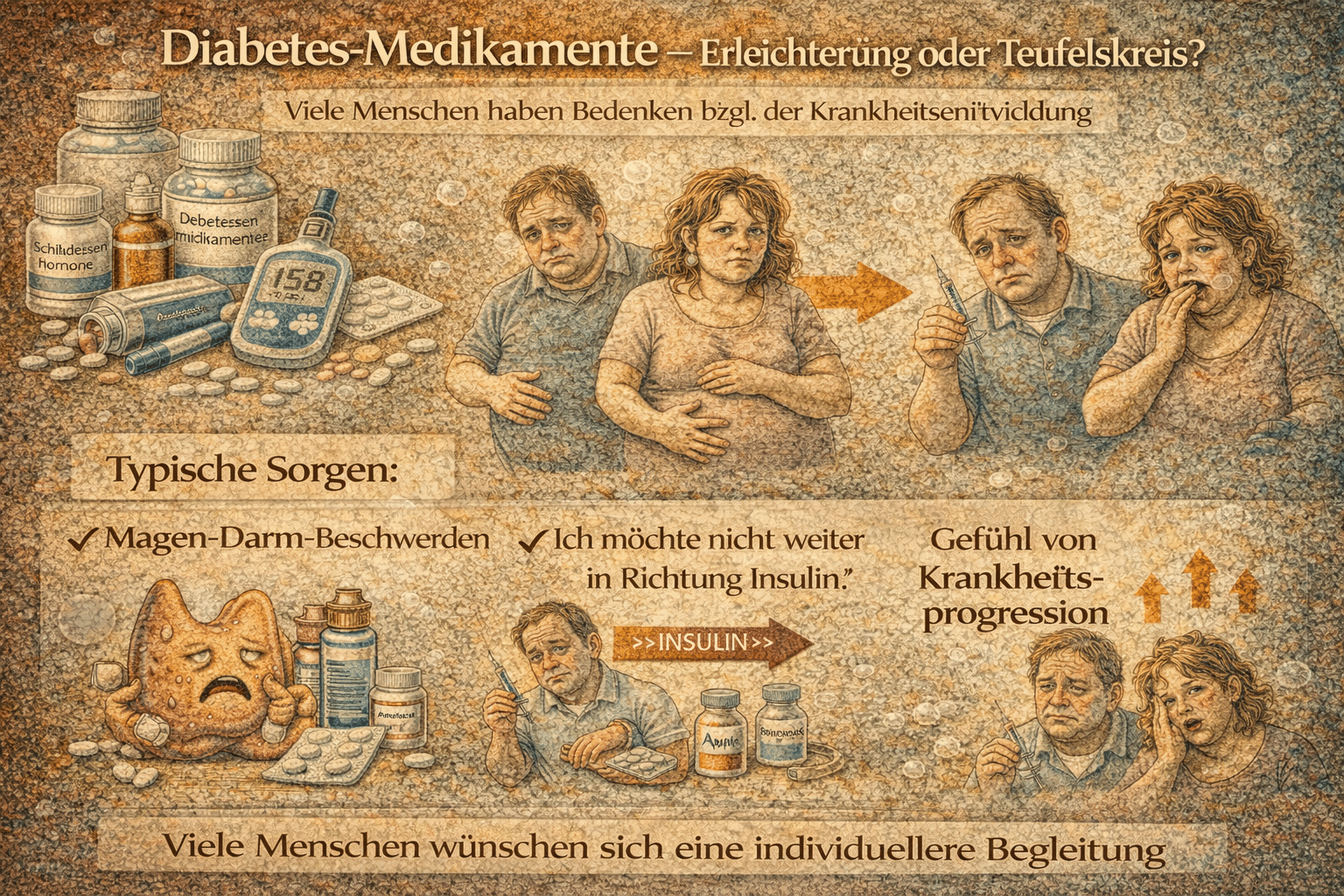 Diabetes-Medikamente und ihre Sorgen