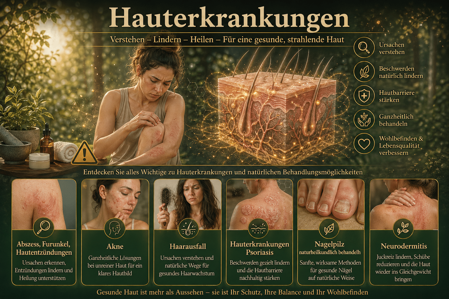 Hauterkrankungen verstehen und naturheilkundlich behandeln